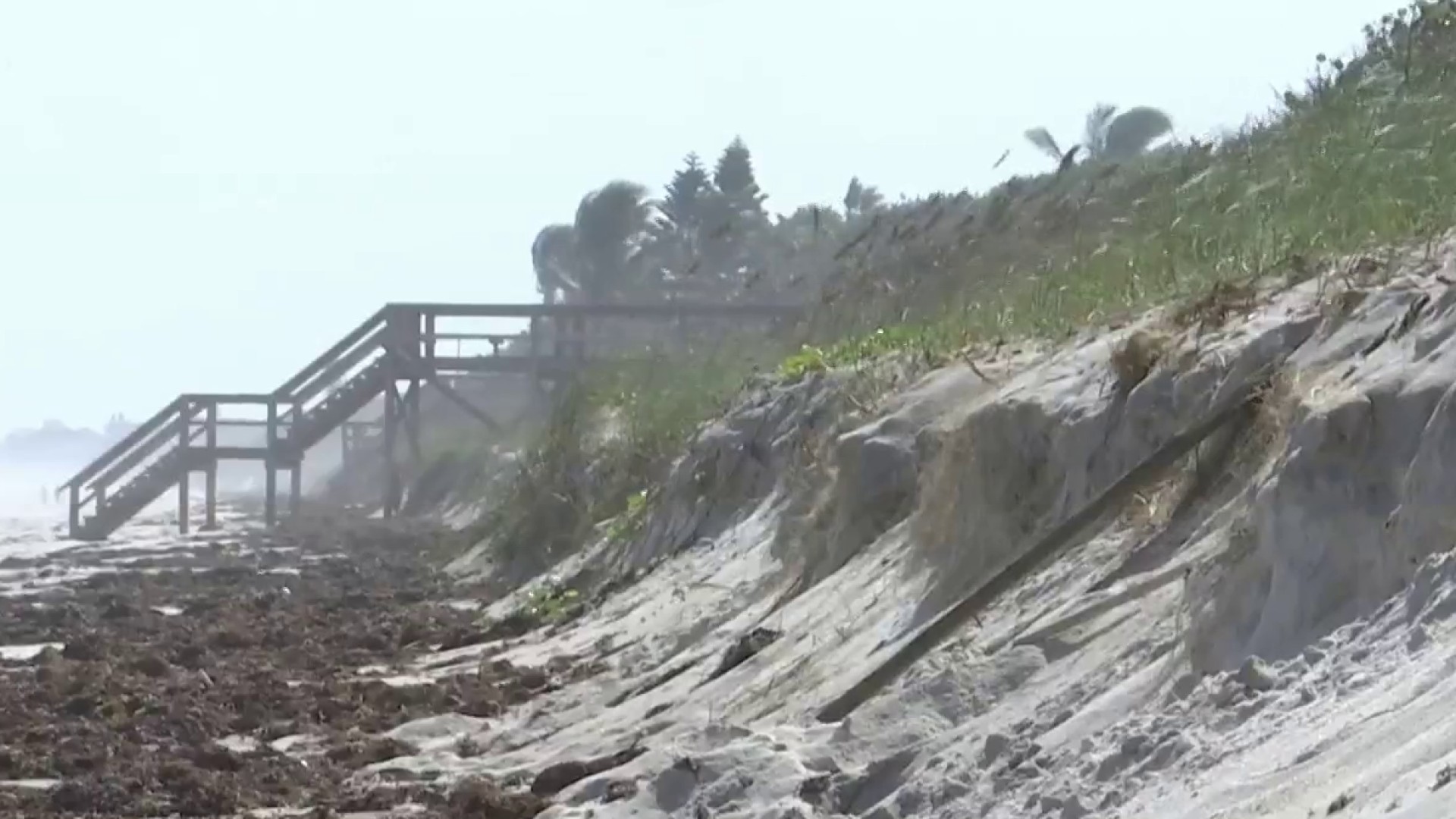 Hurricane Nicole Approaching the East Coast of Florida