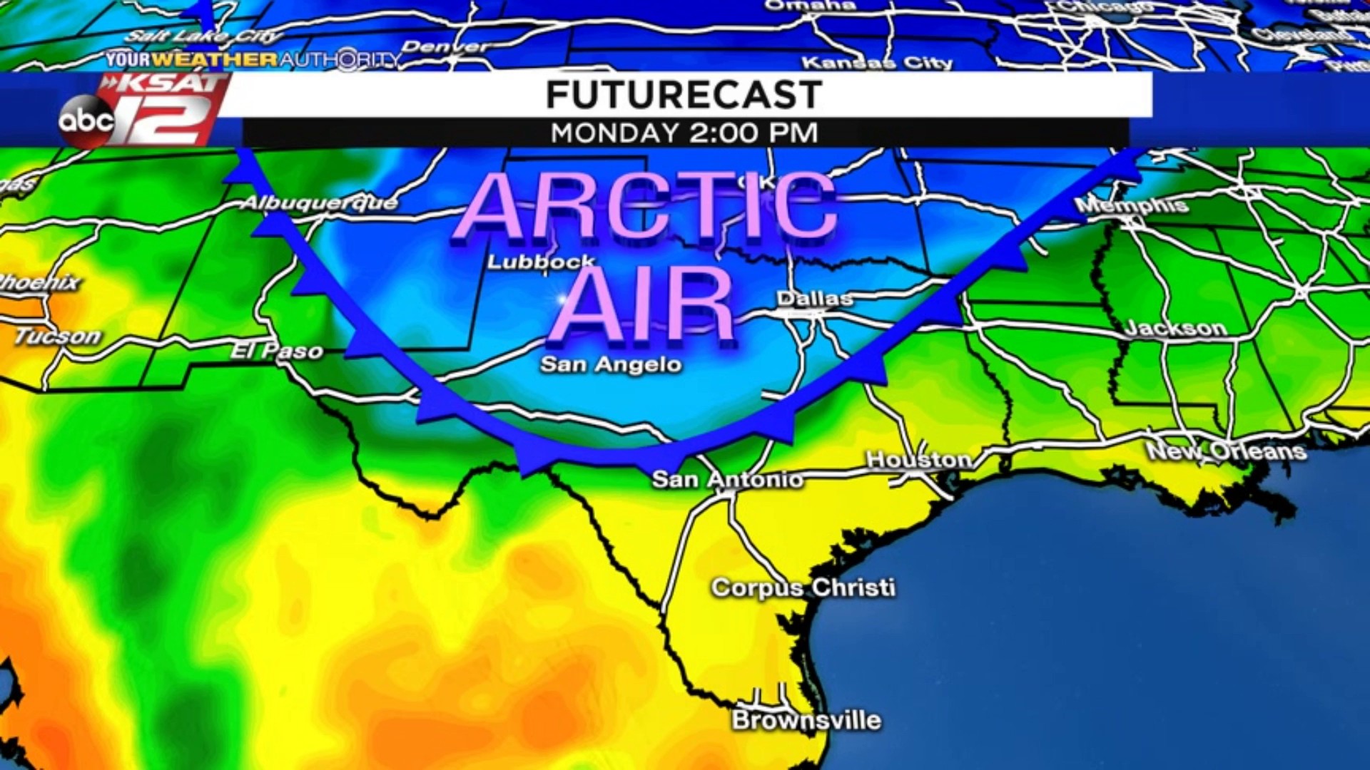 Arctic cold front will make it feel like it’s in the 20s