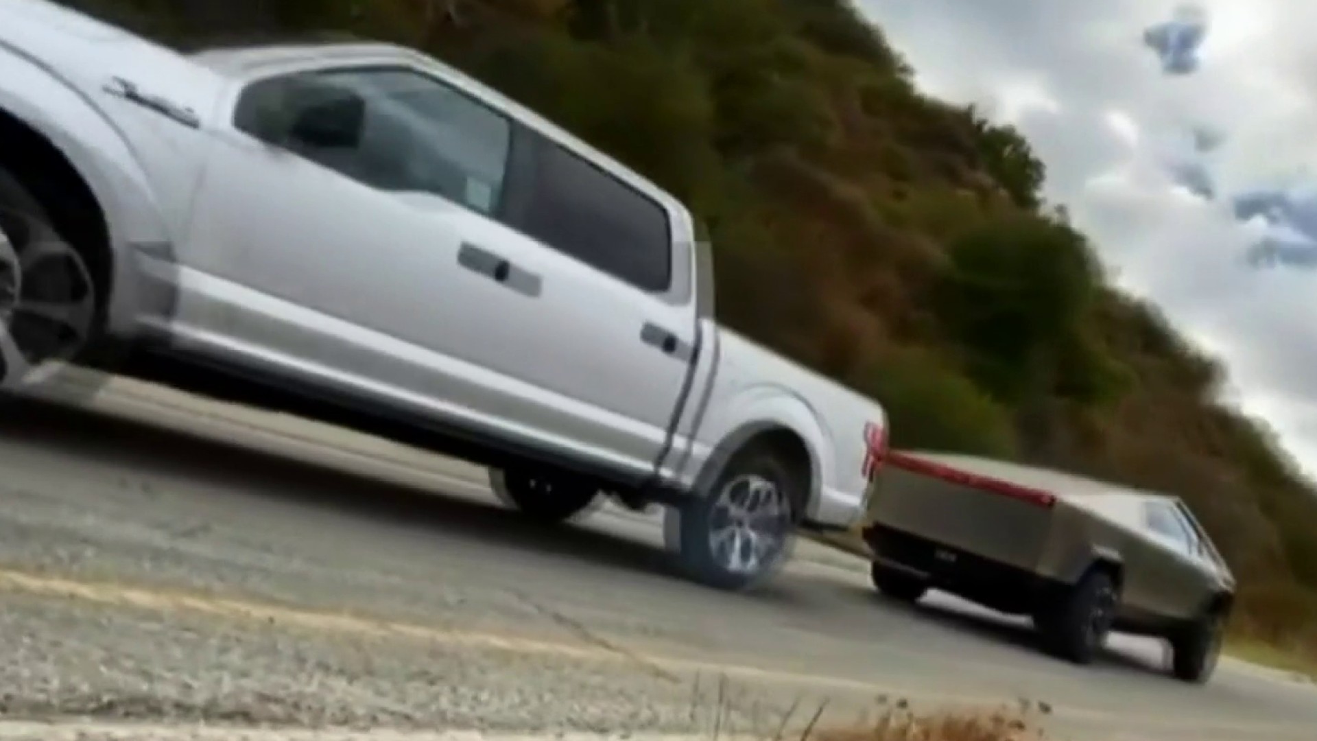 Is Video Of Tesla Cybertruck Pulling Ford F 150 Really A