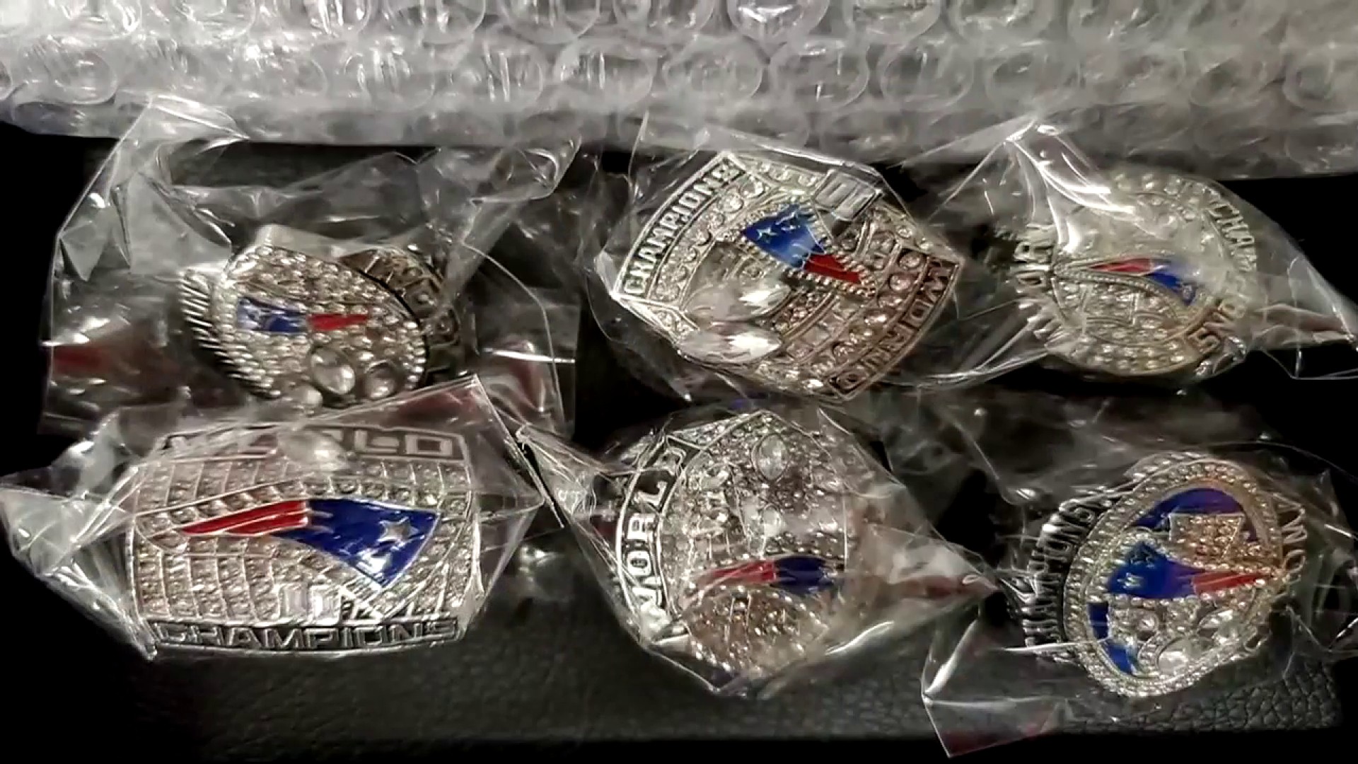 fake tom brady super bowl rings