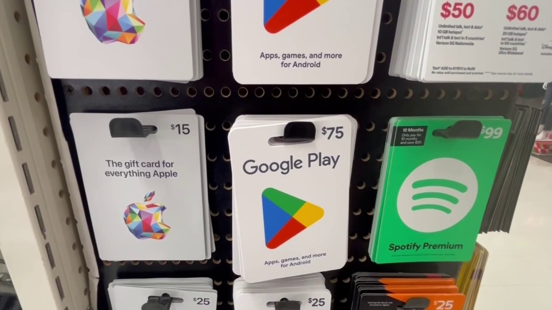 My wife was victim of scam of purchasing google play gift cards