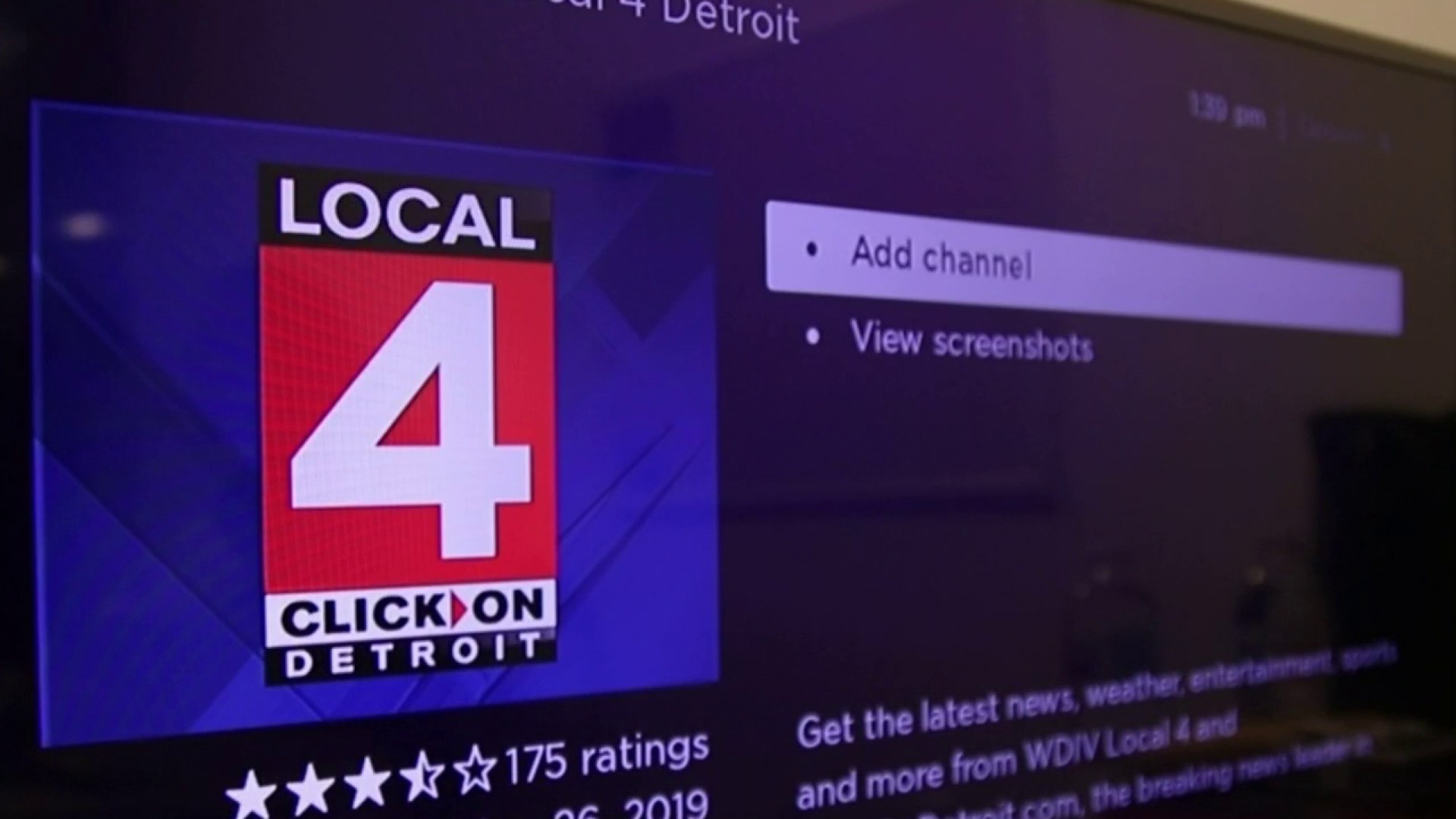 Watch Local 4 News on your smart TV or streaming stick